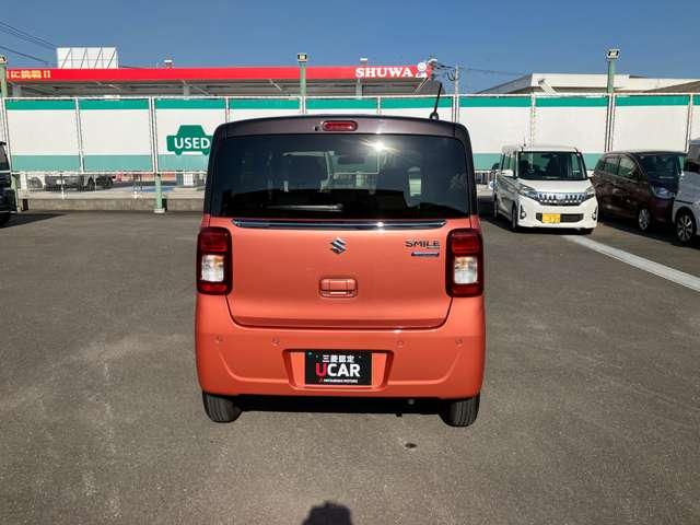 ワゴンＲスマイル ハイブリッドＸ　全方位カメラ付きナビ・両側電動スライドド　前席シートヒーター　横滑り防止　サイドエアバッグ　セキュリティーアラーム　スマートキー　フルオートエアコン　キーレスエントリー　フルフラットシート　Ａストップ（8枚目）