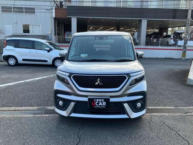 デリカＤ：２ カスタムハイブリッドＭＶ　全方位カメラパッケージ　全方位カメラ付きナビ・両側電動スライドド　衝突被害軽減システム　両側オートスライドドア　前席シートヒーター　オートクルーズコントロール　アルミホイール　バックモニター　サイドエアバック　スマートキー（2枚目）