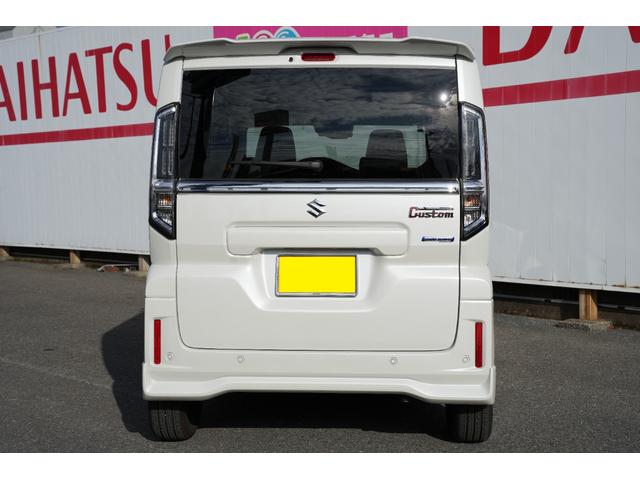 スペーシアカスタム ハイブリッドXS ユーザー買取 新品純正フロアマット ドアバイザー 純正アルミホイール 電格ミラー キーフリー LED 両側パワースライドドア 前席シートヒーター ステアリングヒーター USB端子(10枚目)