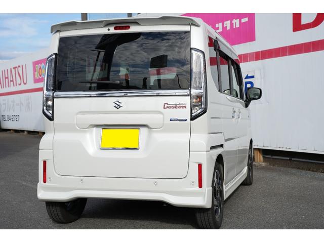 スペーシアカスタム ハイブリッドXS ユーザー買取 新品純正フロアマット ドアバイザー 純正アルミホイール 電格ミラー キーフリー LED 両側パワースライドドア 前席シートヒーター ステアリングヒーター USB端子(11枚目)