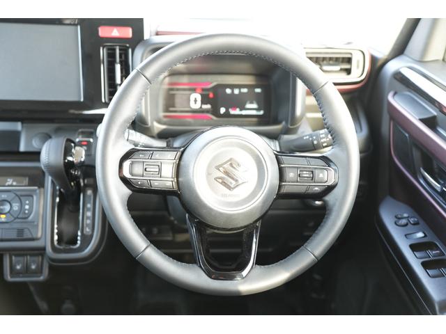 スペーシアカスタム ハイブリッドXS ユーザー買取 新品純正フロアマット ドアバイザー 純正アルミホイール 電格ミラー キーフリー LED 両側パワースライドドア 前席シートヒーター ステアリングヒーター USB端子(20枚目)