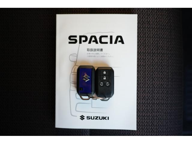 スペーシアカスタム ハイブリッドXS ユーザー買取 新品純正フロアマット ドアバイザー 純正アルミホイール 電格ミラー キーフリー LED 両側パワースライドドア 前席シートヒーター ステアリングヒーター USB端子(30枚目)