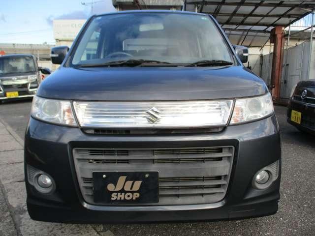 ワゴンRスティングレー T 車検2年付 走行49000km ターボ車 HIDヘッドライト 純正エアロ 純正アルミホイール スマートキー プッシュスターター オートエアコン 電動格納ドアミラー ベンチシート タイミングチェーン(16枚目)