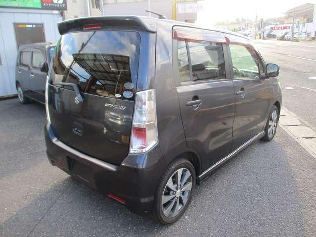 ワゴンRスティングレー T 車検2年付 走行49000km ターボ車 HIDヘッドライト 純正エアロ 純正アルミホイール スマートキー プッシュスターター オートエアコン 電動格納ドアミラー ベンチシート タイミングチェーン(22枚目)