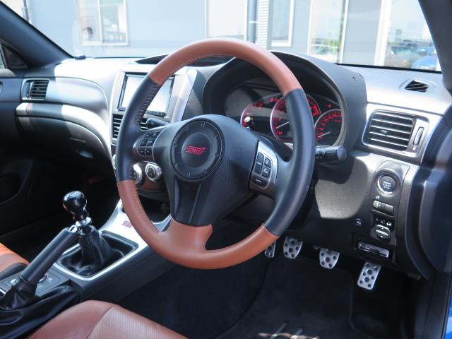 WRX STi 茶革シート HDDナビ 純正18AW 後期(8枚目)