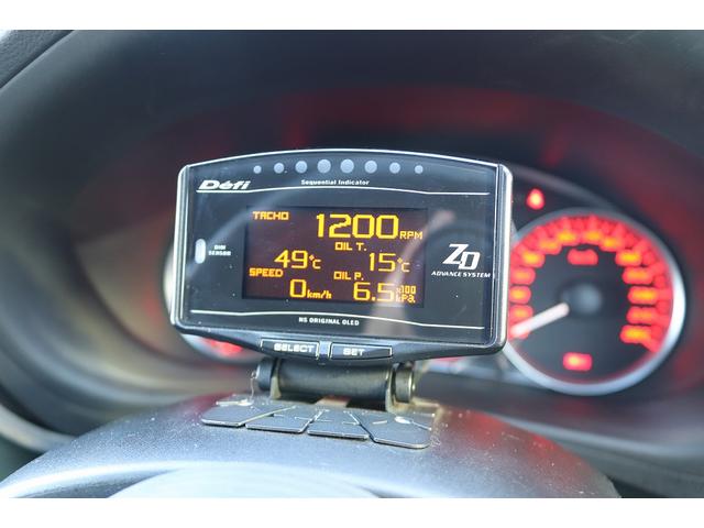 WRX STi スペックC BLITZマフラー BLITZエアクリ BLITZアルミラジエーター KYB車高調 Defi追加メーター HKS EVC TRUSTオイルクーラー NARDIステアリング ADVAN18AW HID(13枚目)