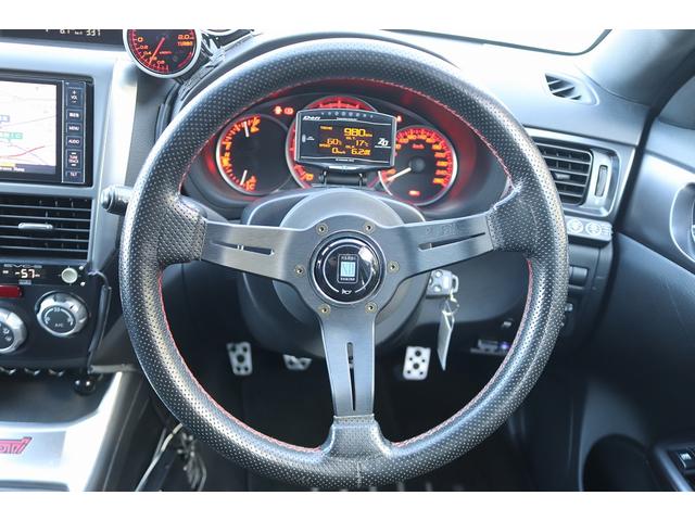 WRX STi スペックC BLITZマフラー BLITZエアクリ BLITZアルミラジエーター KYB車高調 Defi追加メーター HKS EVC TRUSTオイルクーラー NARDIステアリング ADVAN18AW HID(42枚目)