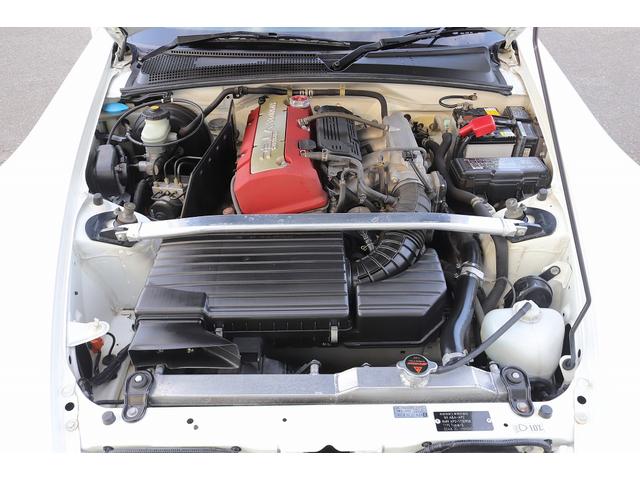 タイプS 無限ハードトップ RAYS17AW ビルシュタイン車高調 SPOONエキマニマフラー SPOONアルミラジエーター SPOONタワーバー Defi追加メーター ロールバー リアウイング NARDIハン(20枚目)