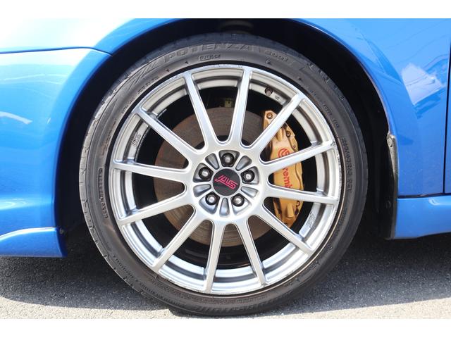 tuned by STI HKS車高調 STIマフラー STIターボ計 タイミングベルト交換済 純正18AW リアスポイラー ブレンボキャリパー ハーフレザーシート HIDヘッドライト HDDナビ フルセグ MSV(27枚目)