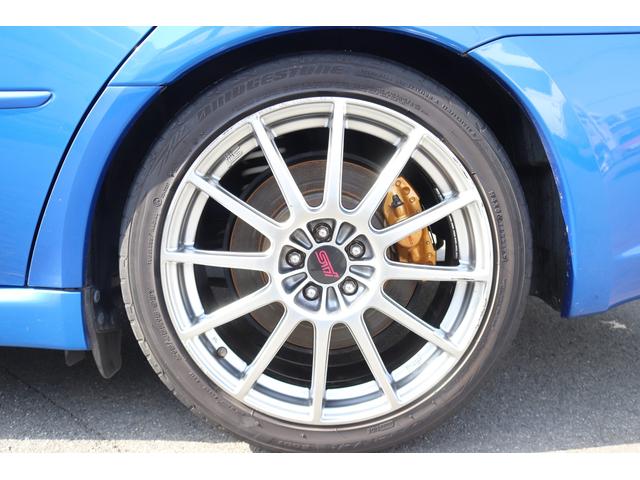 tuned by STI HKS車高調 STIマフラー STIターボ計 タイミングベルト交換済 純正18AW リアスポイラー ブレンボキャリパー ハーフレザーシート HIDヘッドライト HDDナビ フルセグ MSV(28枚目)