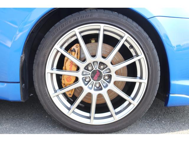 tuned by STI HKS車高調 STIマフラー STIターボ計 タイミングベルト交換済 純正18AW リアスポイラー ブレンボキャリパー ハーフレザーシート HIDヘッドライト HDDナビ フルセグ MSV(30枚目)