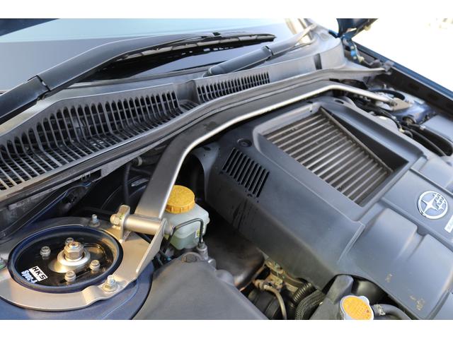 tuned by STI HKS車高調 STIマフラー STIターボ計 タイミングベルト交換済 純正18AW リアスポイラー ブレンボキャリパー ハーフレザーシート HIDヘッドライト HDDナビ フルセグ MSV(45枚目)