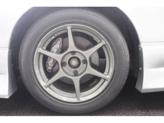 タイプX 社外エアロ BLITZターボタイマー BLITZインタークーラー BLITZエアクリ BLITZブローオフバルブ カーボンボンネット F・Rタワーバー 追加メーター 社外マフラー 社外16AW ナビ(39枚目)