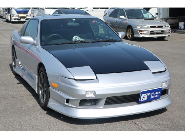 １８０ＳＸ タイプＸ　ＢＬＩＴＺエアクリ　オーリンズ車高調　ＢＬＩＴＺ前置きインタークーラー　社外エアロ　オーリンズ車高調　カーボンボンネット　チルトアップｍｏｍｏステアリング　タワーバー　追加メーター　ターボタイマー（30枚目）