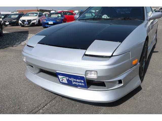 １８０ＳＸ タイプＸ　ＢＬＩＴＺエアクリ　オーリンズ車高調　ＢＬＩＴＺ前置きインタークーラー　社外エアロ　オーリンズ車高調　カーボンボンネット　チルトアップｍｏｍｏステアリング　タワーバー　追加メーター　ターボタイマー（42枚目）