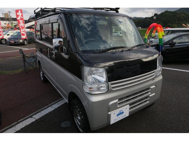 エブリイ ＧＡ　走行距離３６，２８７Ｋｍ　ＨＣ－ＣＡＮ（ハコキャン）　ベット　ＤＣバッテリー電源　換気ファンＸ２　ＥＴＣ　社外１４ＡＷ　２インチリフトアップ　ナビ　フルセグ　バックモニター（4枚目）