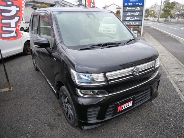ワゴンＲ ハイブリッドＦＺ　リミテッド　２０周年記念車　スマートキー　プッシュスタート　ナビ　フルセグ　ＥＴＣ　ドライブレコーダー　オートエアコン　シートヒーター　トラクションコントロール　レザー調シートカバー（4枚目）