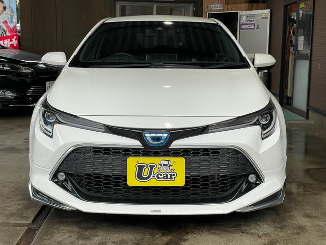 カローラスポーツ ハイブリッドＧ　Ｚ　モデリスタフルエアロ／トヨタ純正９インチナビ／ＢＬＵＥＴＯＯＴＨ／ナビ連動ドライブレコーダー前後／バックカメラ／スピード取締りＡＳＳＵＲＡレーダー探知機／禁煙車／コーティング施工（4枚目）