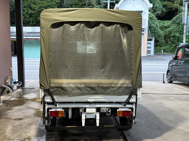 ハイゼットトラック 　コンパクトテールリフト／昇降ゲート耐荷重２００ｋｇ／リモコン／幌車／禁煙車／パワステ／エアコン／バッテリー新品／ファンベルトクーラーベルト新品／コーティング施工済／全国対応（12枚目）