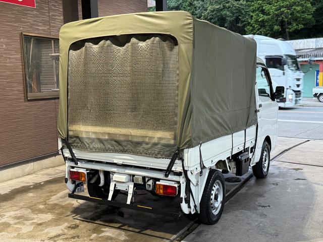 ハイゼットトラック 　コンパクトテールリフト／昇降ゲート耐荷重２００ｋｇ／リモコン／幌車／禁煙車／パワステ／エアコン／バッテリー新品／ファンベルトクーラーベルト新品／コーティング施工済／全国対応（13枚目）