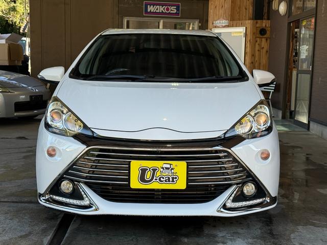アクア G G’s GANADORセンター出しマフラーPASION/純正SDナビ/フルセグTV/BLUETOOTH/バックカメラ/ETC/禁煙車/全国対応/コーティング施工(3枚目)
