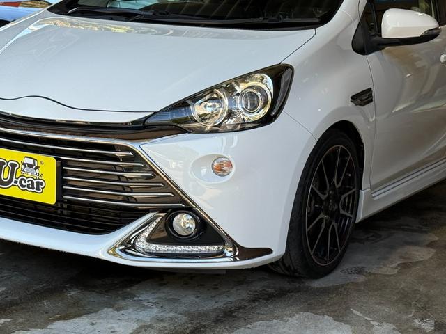アクア G G’s GANADORセンター出しマフラーPASION/純正SDナビ/フルセグTV/BLUETOOTH/バックカメラ/ETC/禁煙車/全国対応/コーティング施工(5枚目)
