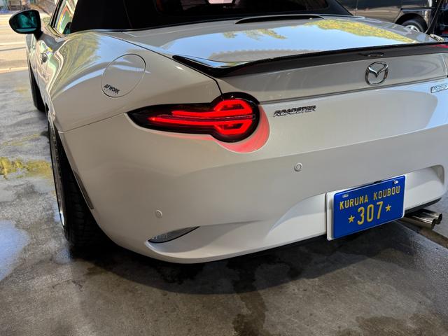 ロードスター Sスペシャルパッケージ ラッシュ車高調/15インチWORKエクイップ/ラビッシュマフラー/78WORKSクリアテール/グッドガン&WORKコラボフルバケカワイ製作シートレール/グッドガン羽&ステアリング/ナビ/TV/Bカメラ(27枚目)