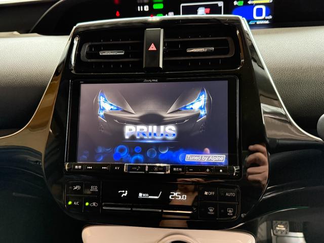 プリウス Sツーリングセレクション モデリスタフルエアロ/ALPINE9インチナビ/BLUETOOTH/バックカメラ/ETC/レザーシート/シートヒーター/社外プリウス専用ハンドル/禁煙車/全国対応/コーティング施工(40枚目)