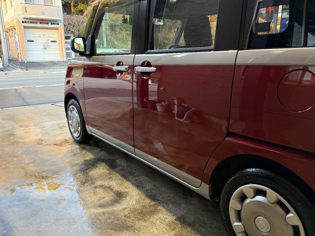 ムーヴキャンバス Ｘ　ＳＡＩＩＩ　フルセグＴＶ／ナビ／ＢＬＵＥＴＯＯＴＨ／バックカメラ／ツートンカラー／両側電動スライドドア／オートエアコン／オートハイビーム／衝突軽減ブレーキ／禁煙車／全国対応／コーティング施工／寒冷地仕様（8枚目）