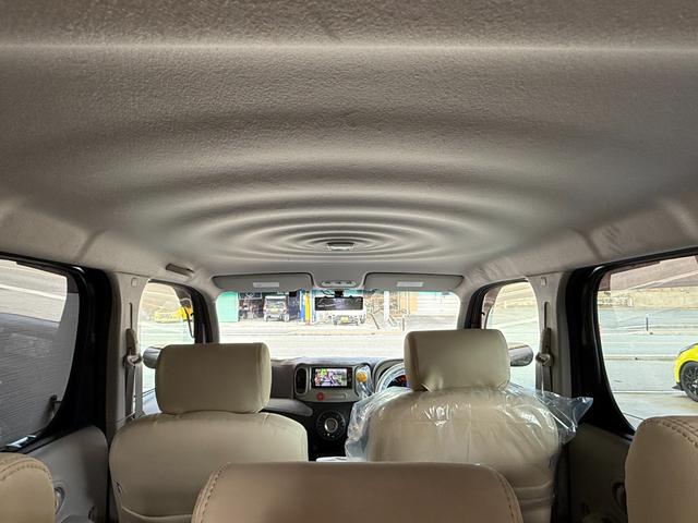 キューブ 15X USヘッドライト/フルエアロ/WORK深リム15インチGOOCARSHEMI/BLITZ車高調/MOONEYESステアリング・シフト・マット/ナビ/TV/Bカメラ/社外グリル・マフラー/禁煙車/幅公認(29枚目)