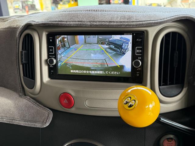 キューブ 15X USヘッドライト/フルエアロ/WORK深リム15インチGOOCARSHEMI/BLITZ車高調/MOONEYESステアリング・シフト・マット/ナビ/TV/Bカメラ/社外グリル・マフラー/禁煙車/幅公認(47枚目)