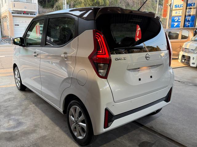 デイズ X 登録済未使用車/走行距離6km/保証継承有/パールホワイトブラウンツートンカラー/サポカー/アラウンドビューモニター装着/純正アルミホイール/新品バイザーマット取付/コーティング施工(10枚目)