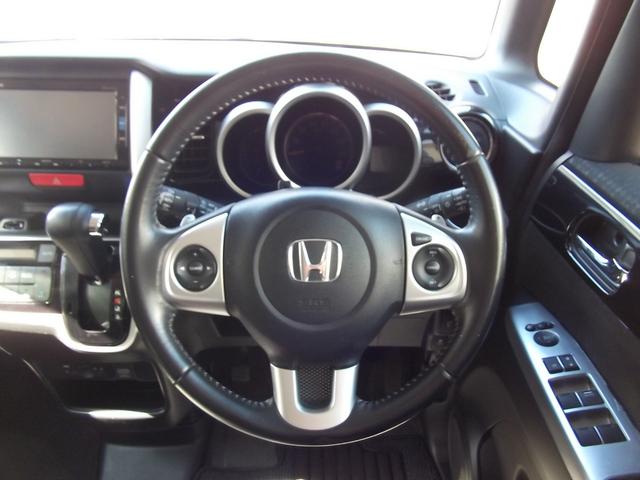 Ｎ－ＢＯＸカスタム Ｇ・ターボＬパッケージ　後期モデル・６ヶ月保証・両側電動スライド・クルーズコントロール・パドルシフト・ナビ・ＴＶ・スマートキー・ブルートゥース・Ｂカメラ（5枚目）