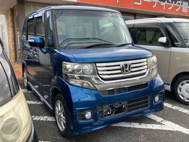 Ｎ－ＢＯＸカスタム Ｇ・Ｌパッケージ　バックカメラ　両側スライド・片側電動　ナビ　ＴＶ　オートライト　ＨＩＤ　スマートキー　アイドリングストップ　電動格納ミラー　ベンチシート　ＣＶＴ　盗難防止システム　ＡＢＳ　ＥＳＣ　ＣＤ　ＤＶＤ再生（14枚目）