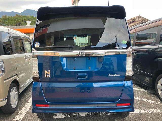 Ｎ－ＢＯＸカスタム Ｇ・Ｌパッケージ　バックカメラ　両側スライド・片側電動　ナビ　ＴＶ　オートライト　ＨＩＤ　スマートキー　アイドリングストップ　電動格納ミラー　ベンチシート　ＣＶＴ　盗難防止システム　ＡＢＳ　ＥＳＣ　ＣＤ　ＤＶＤ再生（18枚目）