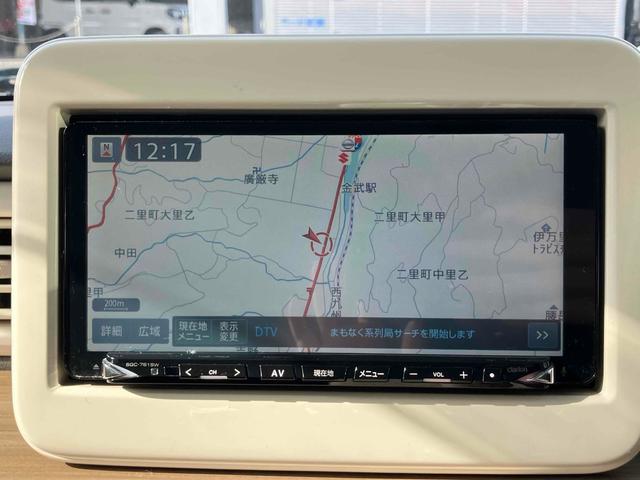 アルトラパン Ｌ　ドライブレコーダー　ＥＴＣ　ナビ　ＴＶ　衝突被害軽減システム　オートライト　スマートキー　アイドリングストップ　電動格納ミラー　シートヒーター　ベンチシート　ＣＶＴ　盗難防止システム　ＡＢＳ　ＥＳＣ（4枚目）