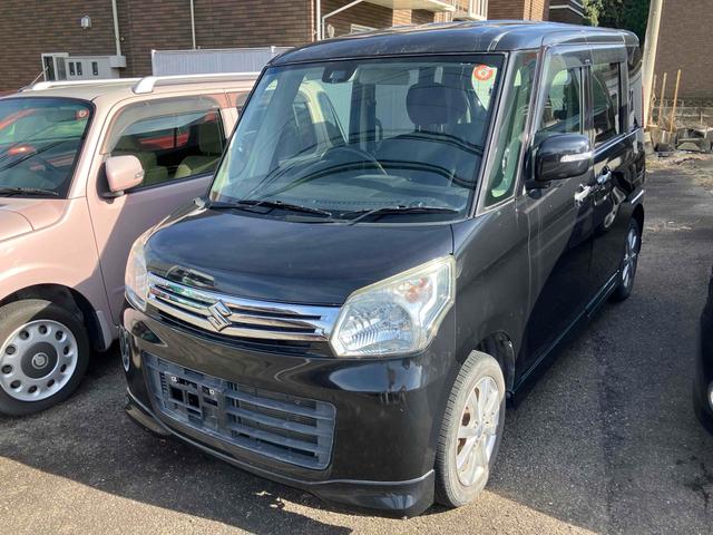 スペーシア Ｇ　両側電動スライドドア　ナビ　ＴＶ　衝突被害軽減システム　オートライト　スマートキー　アイドリングストップ　電動格納ミラー　シートヒーター　ＣＶＴ　盗難防止システム　ＡＢＳ　ＥＳＣ　ＣＤ（11枚目）