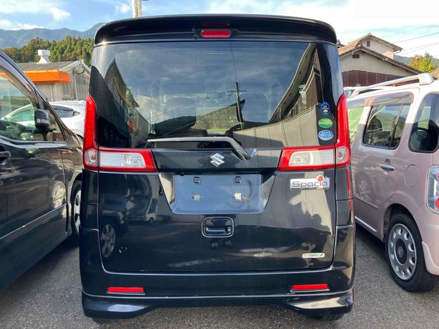 スペーシア Ｇ　両側電動スライドドア　ナビ　ＴＶ　衝突被害軽減システム　オートライト　スマートキー　アイドリングストップ　電動格納ミラー　シートヒーター　ＣＶＴ　盗難防止システム　ＡＢＳ　ＥＳＣ　ＣＤ（15枚目）