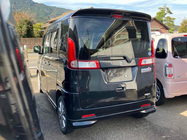 スペーシア Ｇ　両側電動スライドドア　ナビ　ＴＶ　衝突被害軽減システム　オートライト　スマートキー　アイドリングストップ　電動格納ミラー　シートヒーター　ＣＶＴ　盗難防止システム　ＡＢＳ　ＥＳＣ　ＣＤ（16枚目）