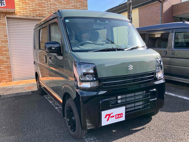 エブリイ ＰＡ　バックカメラ　両側電動スライドドア　ナビ　クリアランスソナー　レーンアシスト　衝突被害軽減システム　オートライト　スマートキー　アイドリングストップ　電動格納ミラー　シートヒーター　ＡＴ　ＡＢＳ（13枚目）