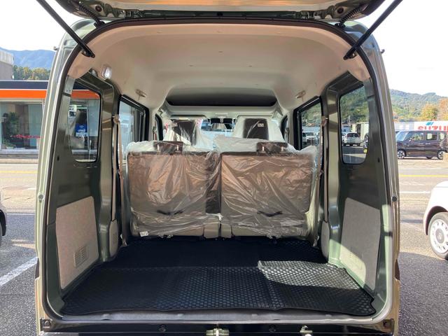 エブリイ ＰＡ　バックカメラ　両側電動スライドドア　ナビ　クリアランスソナー　レーンアシスト　衝突被害軽減システム　オートライト　スマートキー　アイドリングストップ　電動格納ミラー　シートヒーター　ＡＴ　ＡＢＳ（22枚目）
