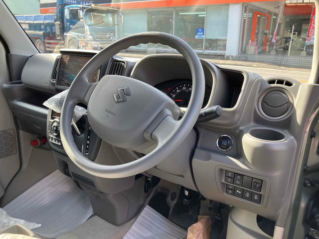 エブリイ ＰＡ　バックカメラ　両側電動スライドドア　ナビ　クリアランスソナー　レーンアシスト　衝突被害軽減システム　オートライト　スマートキー　アイドリングストップ　電動格納ミラー　シートヒーター　ＡＴ　ＡＢＳ（42枚目）