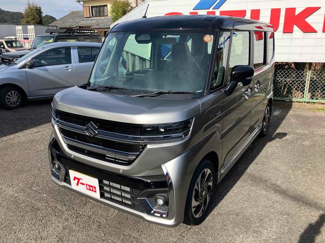 スペーシアカスタム ハイブリッドＸＳターボ　全周囲カメラ　両側電動スライドドア　ナビ　ＴＶ　クリアランスソナー　オートクルーズコントロール　レーンアシスト　衝突被害軽減システム　オートライト　ＬＥＤヘッドランプ　スマートキー（12枚目）