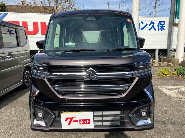 スペーシアカスタム ハイブリッドＸＳ　両側電動スライドドア　クリアランスソナー　オートクルーズコントロール　レーンアシスト　衝突被害軽減システム　オートライト　ＬＥＤヘッドランプ　スマートキー　アイドリングストップ　電動格納ミラー（11枚目）