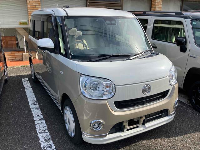 ムーヴキャンバス ＧメイクアップＶＳ　ＳＡＩＩＩ　ＥＴＣ　全周囲カメラ　両側電動スライドドア　ナビ　ＴＶ　衝突被害軽減システム　オートマチックハイビーム　オートライト　ＬＥＤヘッドランプ　スマートキー　アイドリングストップ　電動格納ミラー（14枚目）