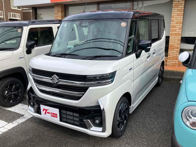 スペーシアカスタム ハイブリッドＸＳ　全周囲カメラ　両側電動スライドドア　ナビ　ＴＶ　クリアランスソナー　オートクルーズコントロール　レーンアシスト　衝突被害軽減システム　オートライト　ＬＥＤヘッドランプ　スマートキー（12枚目）