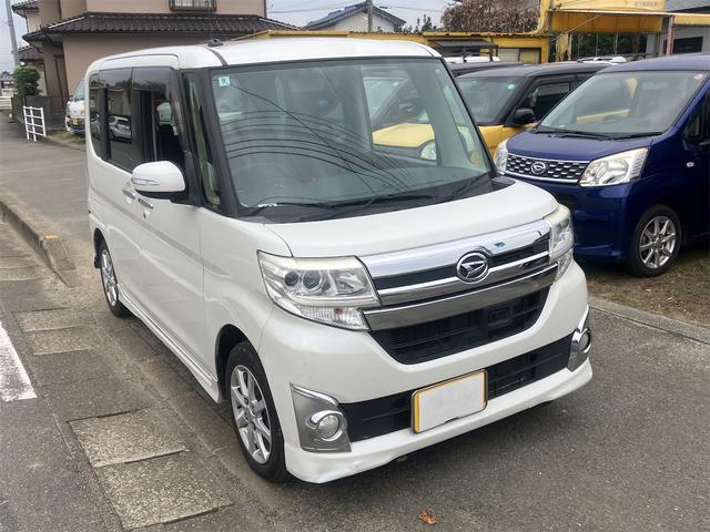 タント カスタムＸ　ＳＡ　ＥＴＣ　両側スライド・片側電動　衝突被害軽減システム　オートライト　ＬＥＤヘッドランプ　スマートキー　アイドリングストップ　電動格納ミラー　ベンチシート　ＣＶＴ　盗難防止システム　ＡＢＳ　ＥＳＣ　ＣＤ（14枚目）