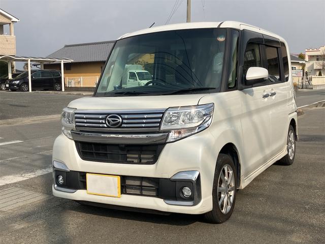 タント カスタムX 両側スライド・片側電動 ナビ TV オートライト LEDヘッドランプ スマートキー アイドリングストップ 電動格納ミラー シートヒーター ベンチシート CVT 盗難防止システム ABS ESC CD(12枚目)