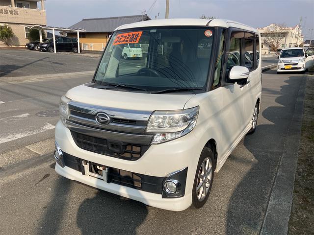 タント カスタムX SA バックカメラ 両側電動スライドドア ナビ TV 衝突被害軽減システム オートライト LEDヘッドランプ スマートキー アイドリングストップ 電動格納ミラー ベンチシート 後席モニター CVT(12枚目)