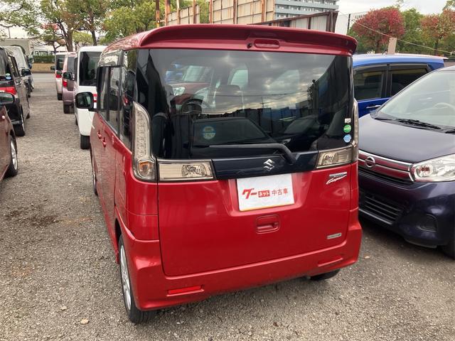 スペーシアカスタム XS タイミングチェーン HIDヘッドライト 純正エアロ 純正14インチアルミホイール アイドリングストップ 片側電動スライドドア スマートキー プッシュスターター オートライト 電動格納ドアミラー(35枚目)